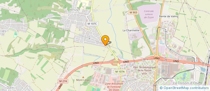 localisation de l'entreprise MONSIEUR BRUNO CANNARD  AHUY