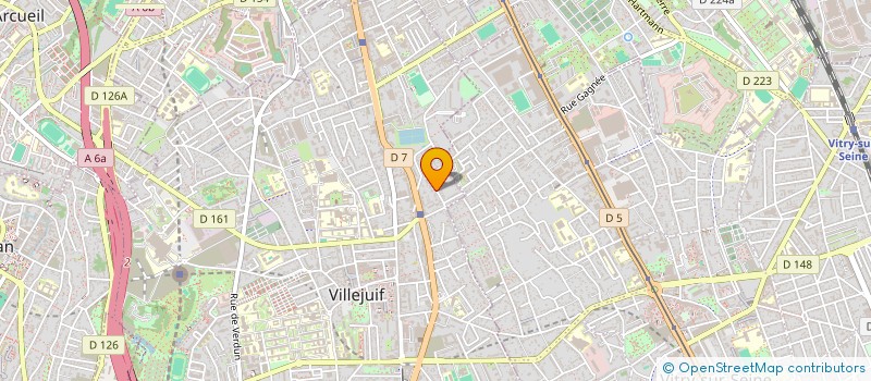 localisation de l'entreprise MONSIEUR BRUNO CAPALDI à VILLEJUIF
