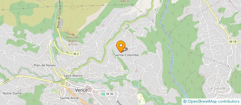 localisation de l'entreprise MONSIEUR BRUNO CAPPELLI  VENCE