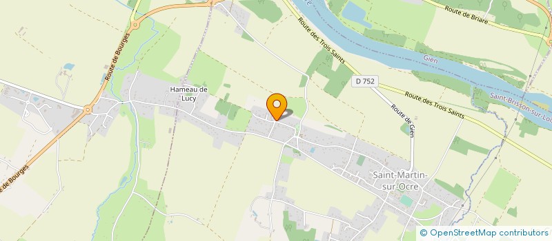 localisation de l'entreprise MONSIEUR BRUNO CARDIN  SAINT-MARTIN-SUR-OCRE