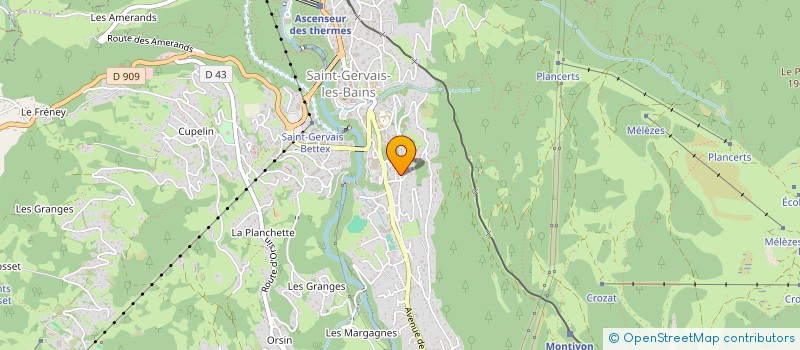 localisation de l'entreprise MONSIEUR BRUNO CARDOLETTI  SAINT-GERVAIS-LES-BAINS