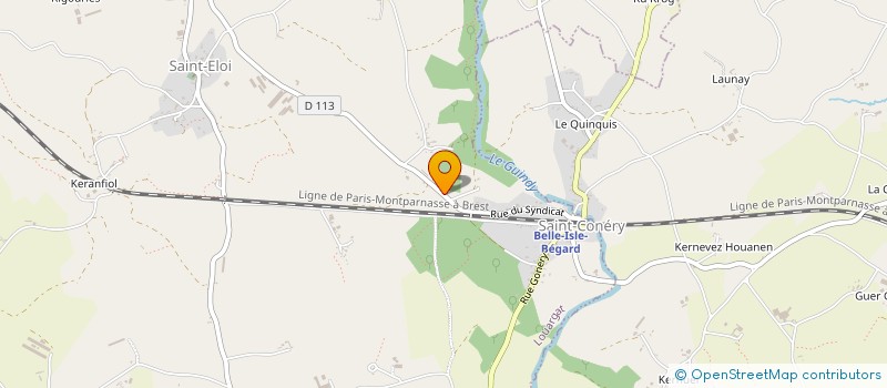 localisation de l'entreprise MONSIEUR BRUNO CARIOU à LOUARGAT