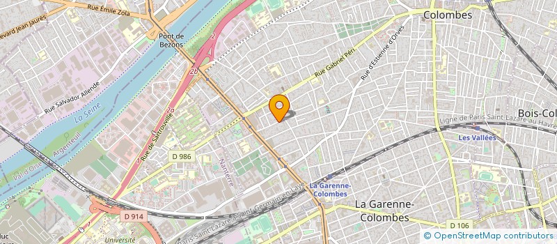 localisation de l'entreprise MONSIEUR BRUNO CARLHIAN à COLOMBES