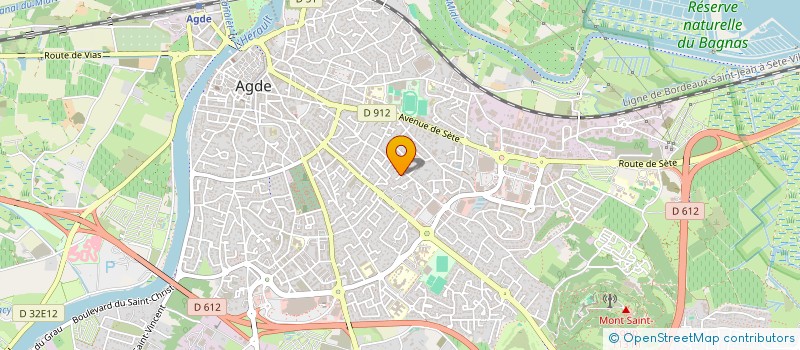 localisation de l'entreprise MONSIEUR BRUNO CARMONA à AGDE