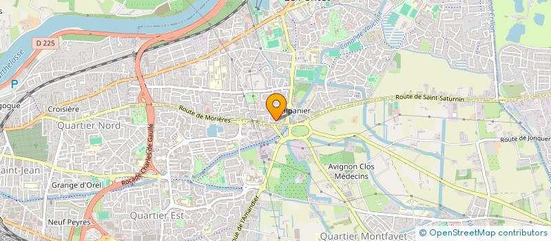 localisation de l'entreprise MONSIEUR BRUNO CARON  LE PONTET