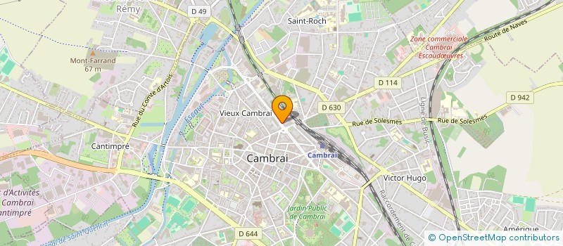 localisation de l'entreprise MONSIEUR BRUNO CARPENTIER  CAMBRAI