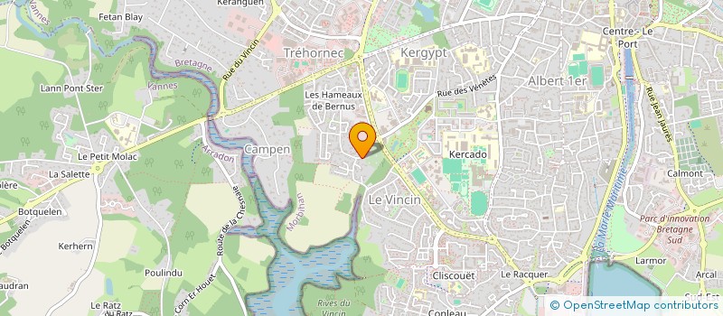 localisation de l'entreprise MONSIEUR BRUNO CARQUIN à VANNES