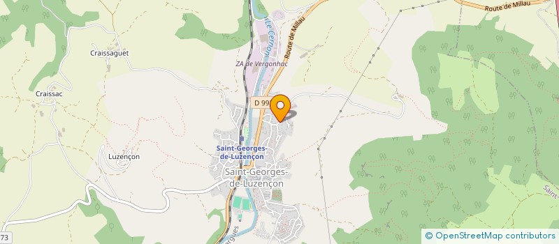 localisation de l'entreprise MONSIEUR BRUNO CARRERE  SAINT-GEORGES-DE-LUZENCON