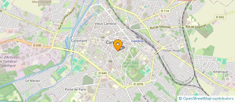 localisation de l'entreprise MONSIEUR BRUNO CARREZ  CAMBRAI