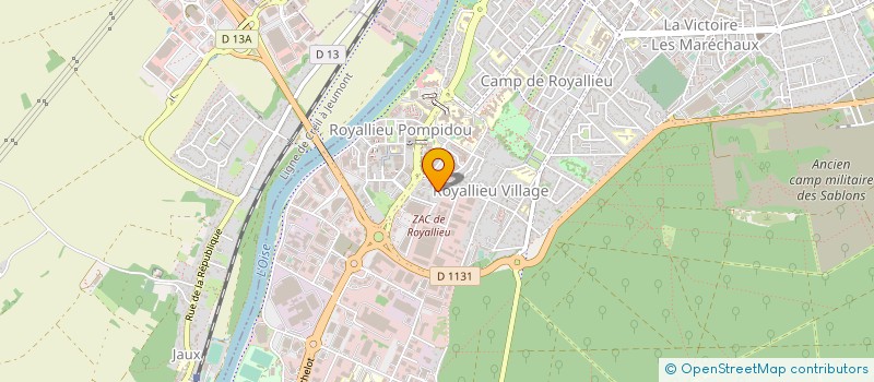 localisation de l'entreprise MONSIEUR BRUNO CARRIERE  COMPIEGNE