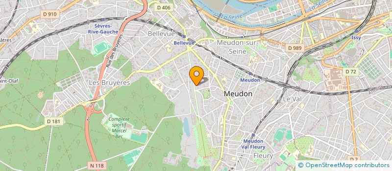 localisation de l'entreprise MONSIEUR BRUNO CARSENTI  MEUDON
