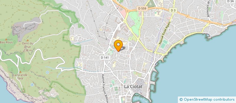 localisation de l'entreprise MONSIEUR BRUNO CARUSO à LA CIOTAT