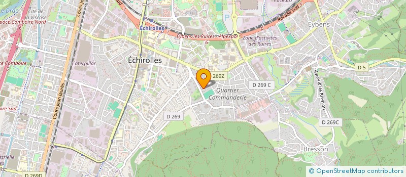 localisation de l'entreprise MONSIEUR BRUNO CASALI à ECHIROLLES