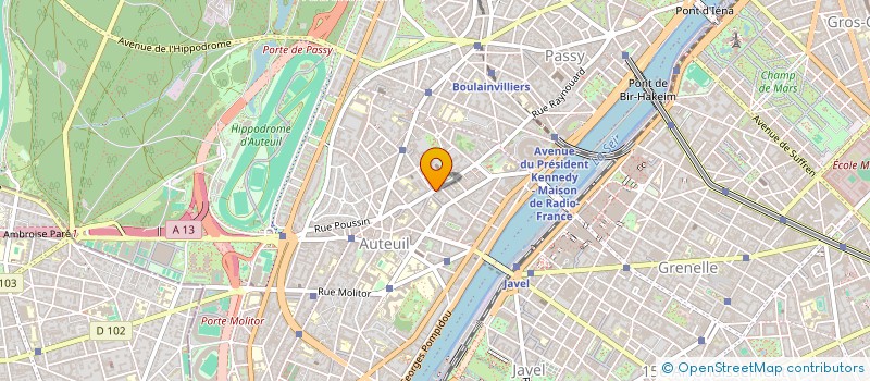 localisation de l'entreprise MONSIEUR BRUNO CASANOVA  PARIS