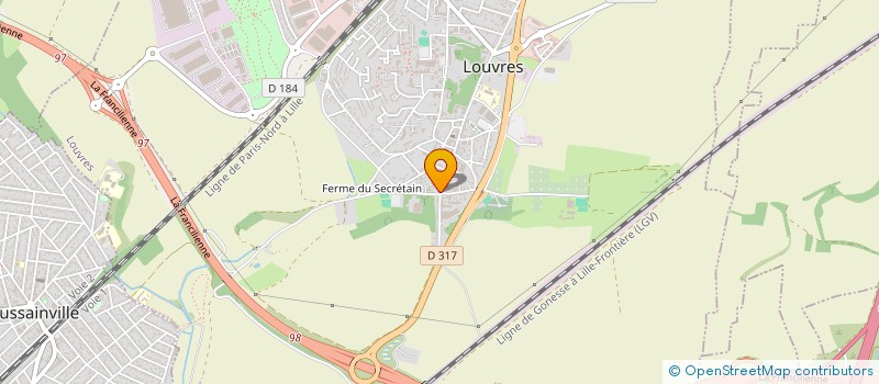 localisation de l'entreprise MONSIEUR BRUNO CASTELLANI  LOUVRES