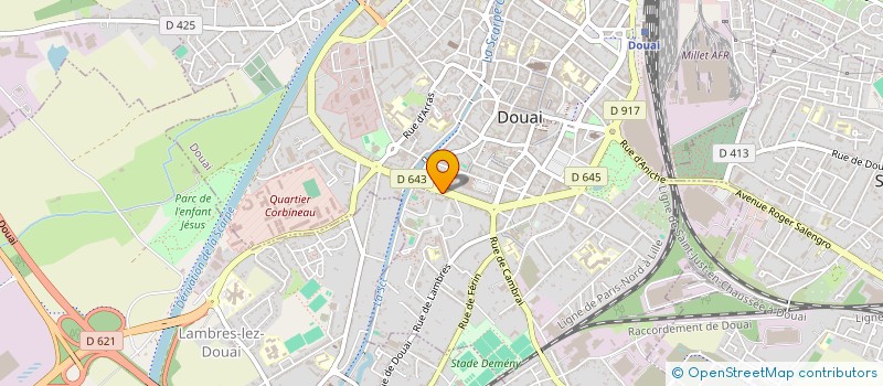 localisation de l'entreprise MONSIEUR BRUNO CASTIER à DOUAI