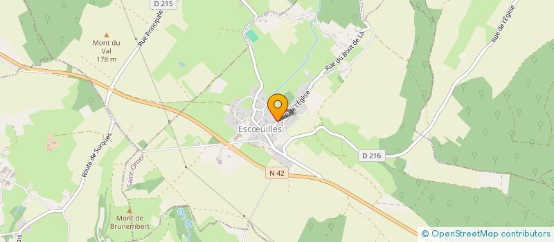 localisation de l'entreprise MONSIEUR BRUNO CATEZ  ESCUILLES