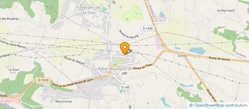 localisation de l'entreprise MONSIEUR BRUNO CATHERIN  LA BATIE-MONTGASCON