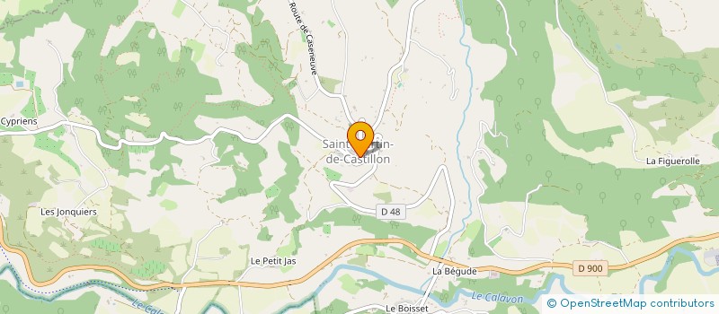 localisation de l'entreprise MONSIEUR BRUNO CATTANEO  SAINT-MARTIN-DE-CASTILLON