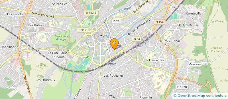 localisation de l'entreprise MONSIEUR BRUNO CAUTE à DREUX