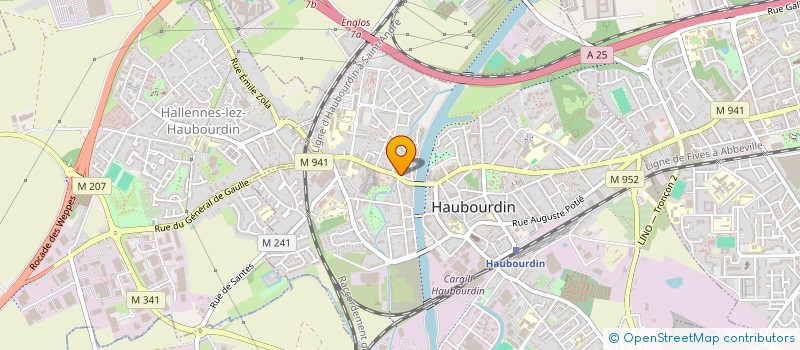 localisation de l'entreprise MONSIEUR BRUNO CAVALLAR à HAUBOURDIN