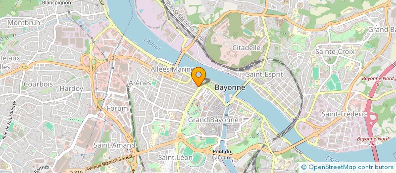 localisation de l'entreprise MONSIEUR BRUNO CAZET à BAYONNE