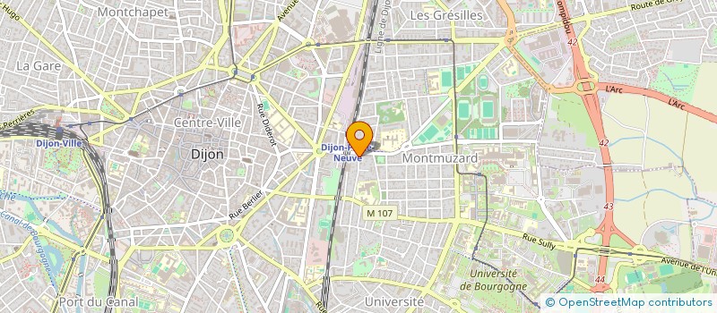 localisation de l'entreprise MONSIEUR BRUNO CELANT à DIJON