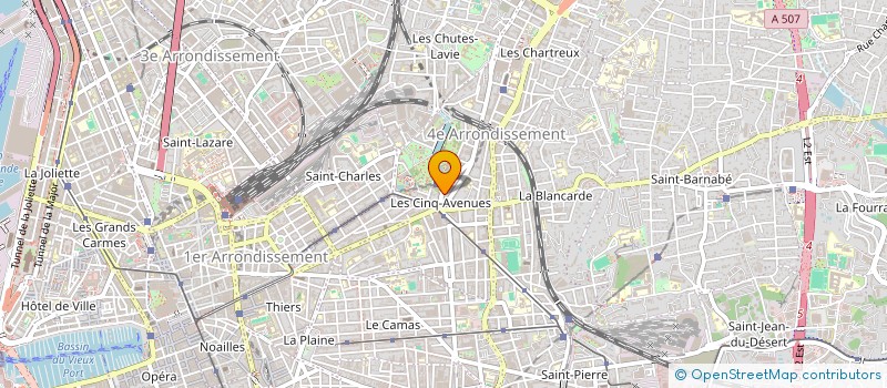 localisation de l'entreprise MONSIEUR BRUNO CELLIER à MARSEILLE