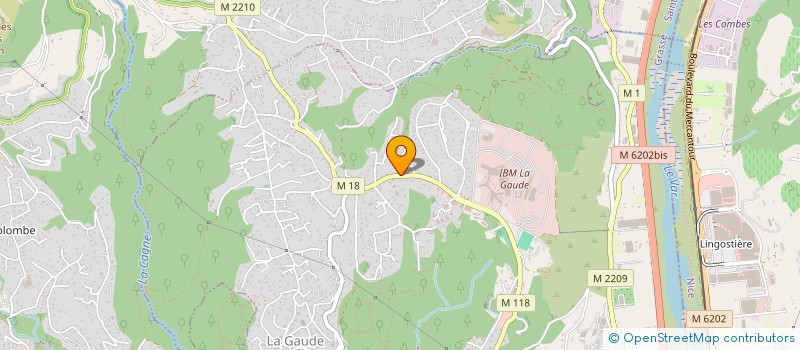 localisation de l'entreprise MONSIEUR BRUNO CESA  LA GAUDE