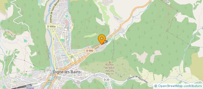 localisation de l'entreprise MONSIEUR BRUNO CHABALIER  DIGNE-LES-BAINS