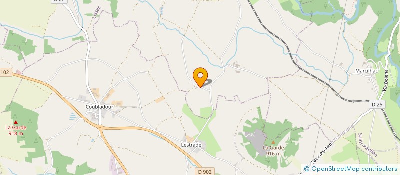 localisation de l'entreprise MONSIEUR BRUNO CHABOISSIER à LISSAC