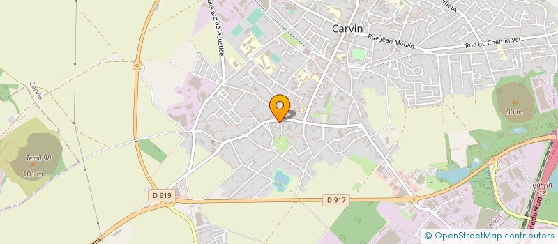 localisation de l'entreprise MONSIEUR BRUNO CHACORNAC  CARVIN