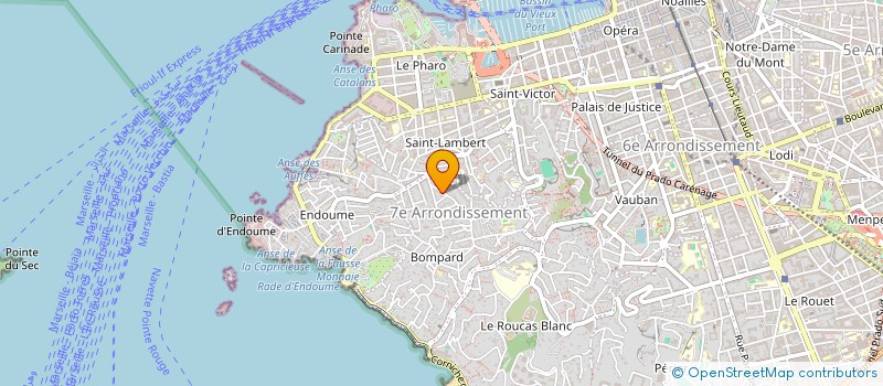 localisation de l'entreprise MONSIEUR BRUNO CHADUTEAU à MARSEILLE