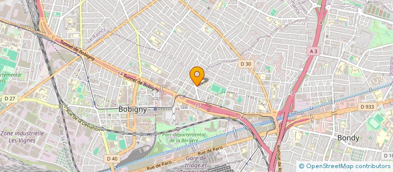 localisation de l'entreprise MONSIEUR BRUNO CHADUTEAU  BOBIGNY