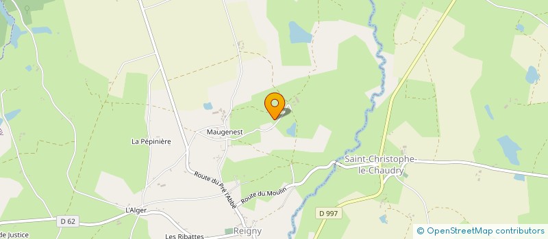 localisation de l'entreprise MONSIEUR BRUNO CHAGNON  REIGNY
