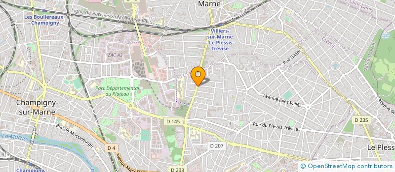 localisation de l'entreprise MONSIEUR BRUNO CHAILLOU  CHAMPIGNY-SUR-MARNE