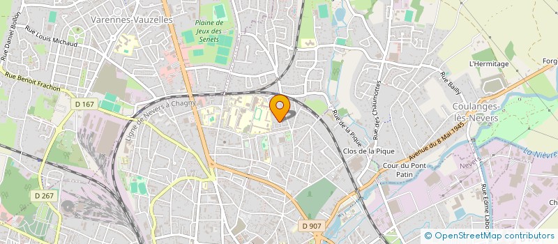 localisation de l'entreprise MONSIEUR BRUNO CHAIZY à NEVERS