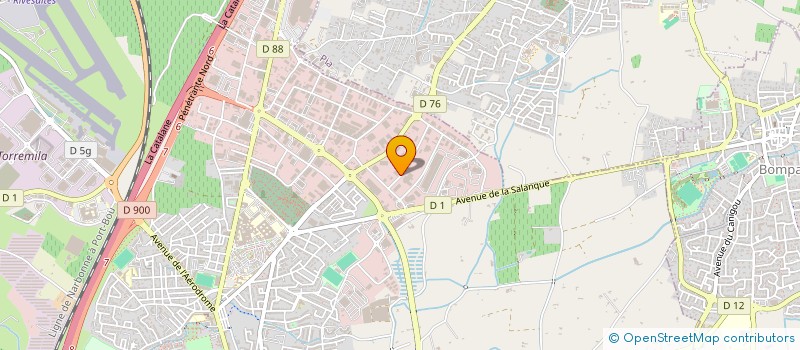 localisation de l'entreprise MONSIEUR BRUNO CHALER  PERPIGNAN