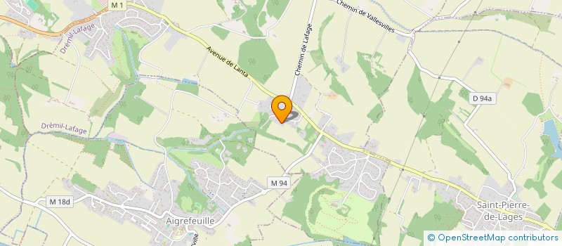 localisation de l'entreprise MONSIEUR BRUNO CHALVIDAL  DREMIL-LAFAGE