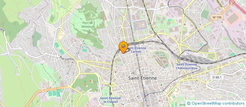 localisation de l'entreprise MONSIEUR BRUNO CHAMPEAUX à SAINT-ETIENNE