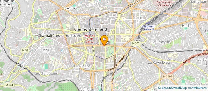 localisation de l'entreprise MONSIEUR BRUNO CHAMPOMIER à CLERMONT-FERRAND