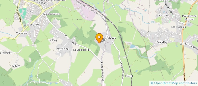 localisation de l'entreprise MONSIEUR BRUNO CHAPLOT à CONDAT-SUR-VIENNE