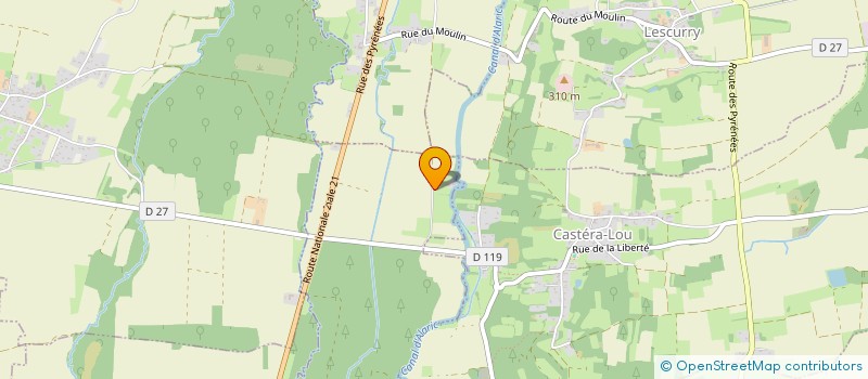 localisation de l'entreprise MONSIEUR BRUNO CHAPUIS  DOURS