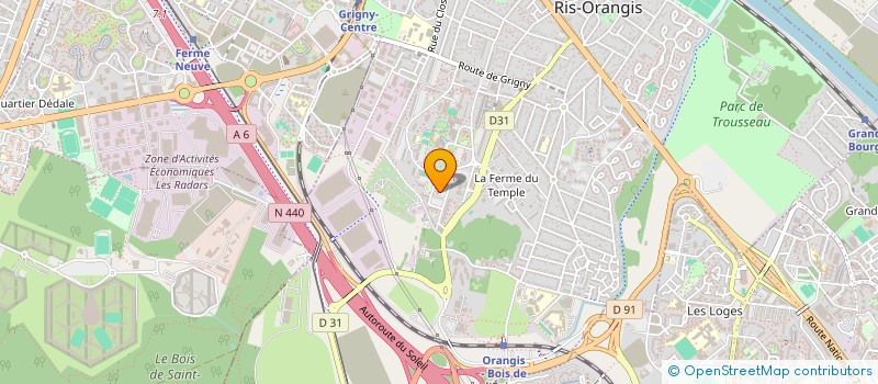 localisation de l'entreprise MONSIEUR BRUNO CHARLES à RIS-ORANGIS