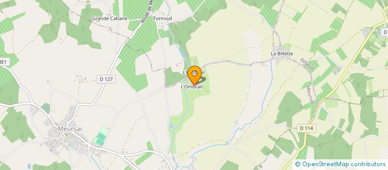 localisation de l'entreprise MONSIEUR BRUNO CHARPENTIER  MEURSAC