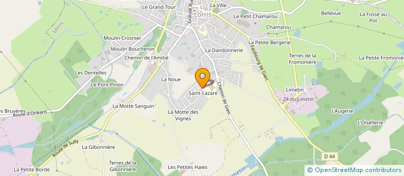 localisation de l'entreprise MONSIEUR BRUNO CHARVET à LORRIS