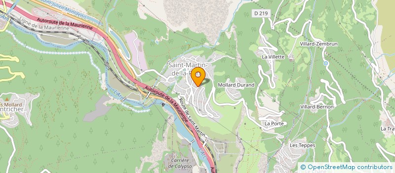 localisation de l'entreprise MONSIEUR BRUNO CHARVIN  SAINT-MARTIN-DE-LA-PORTE