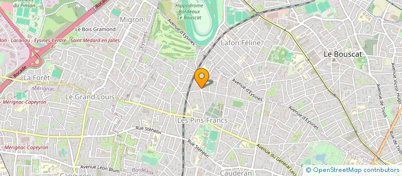 localisation de l'entreprise MONSIEUR BRUNO CHASSAGNE à BORDEAUX