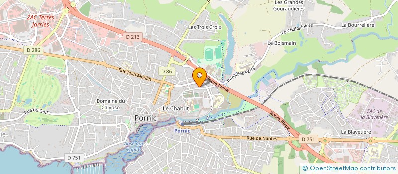 localisation de l'entreprise MONSIEUR BRUNO CHATELLIER  PORNIC