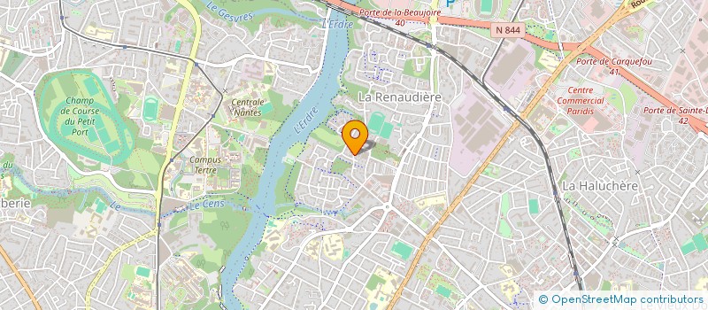 localisation de l'entreprise MONSIEUR BRUNO CHAUDIERE  NANTES